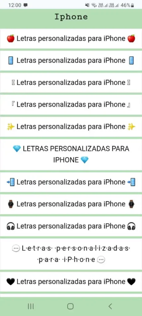 🌟~Letras Personalizadas iPhone Para Copiar e Colar~🌟 1 Letras personalizadas iPhone