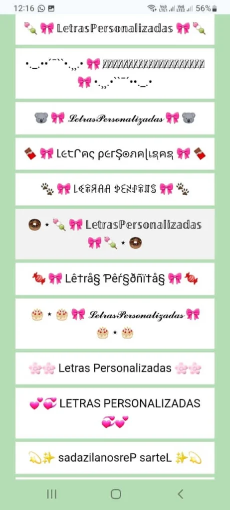 Letras personalizadas para Instagram copiar e colar fontes estilosas 1 Letras personalizadas para Instagram